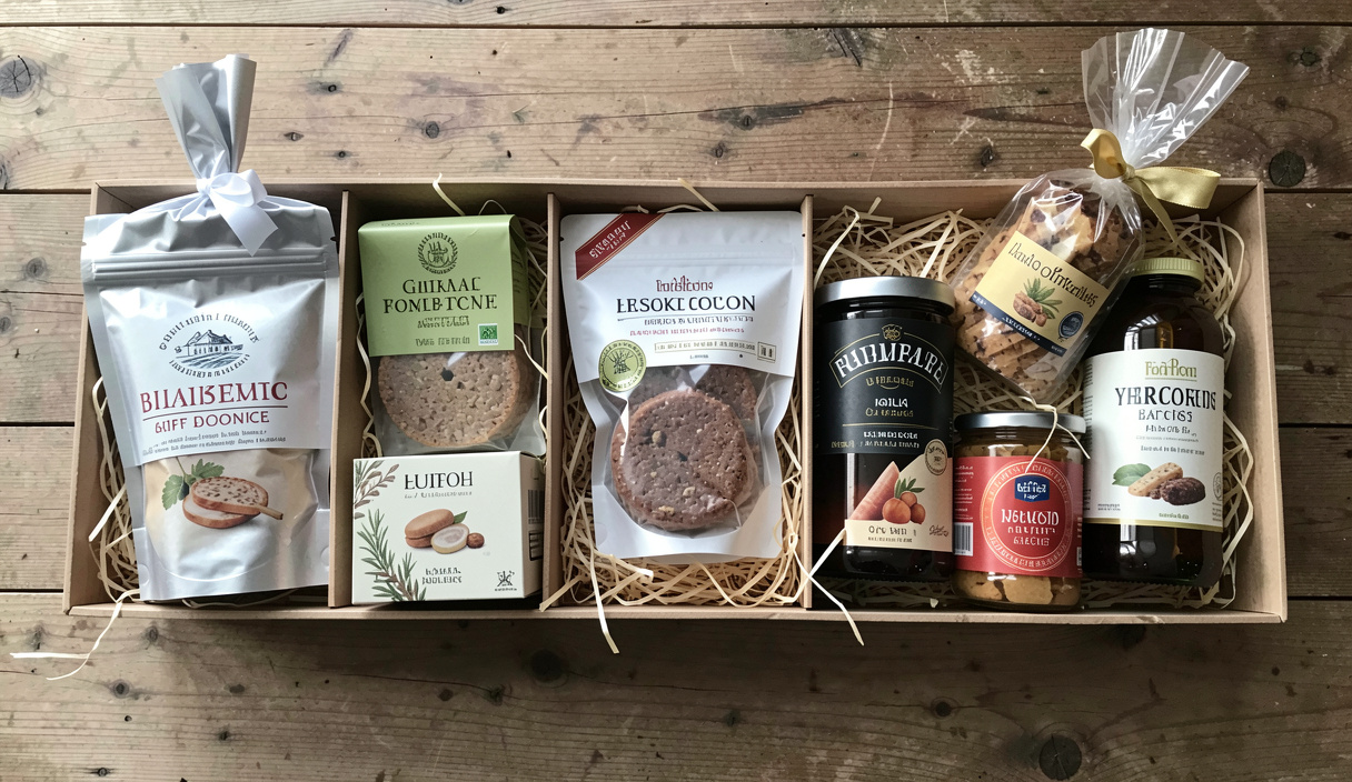 The card : The Outer Course: Wrapping and Presenting a Food Gift